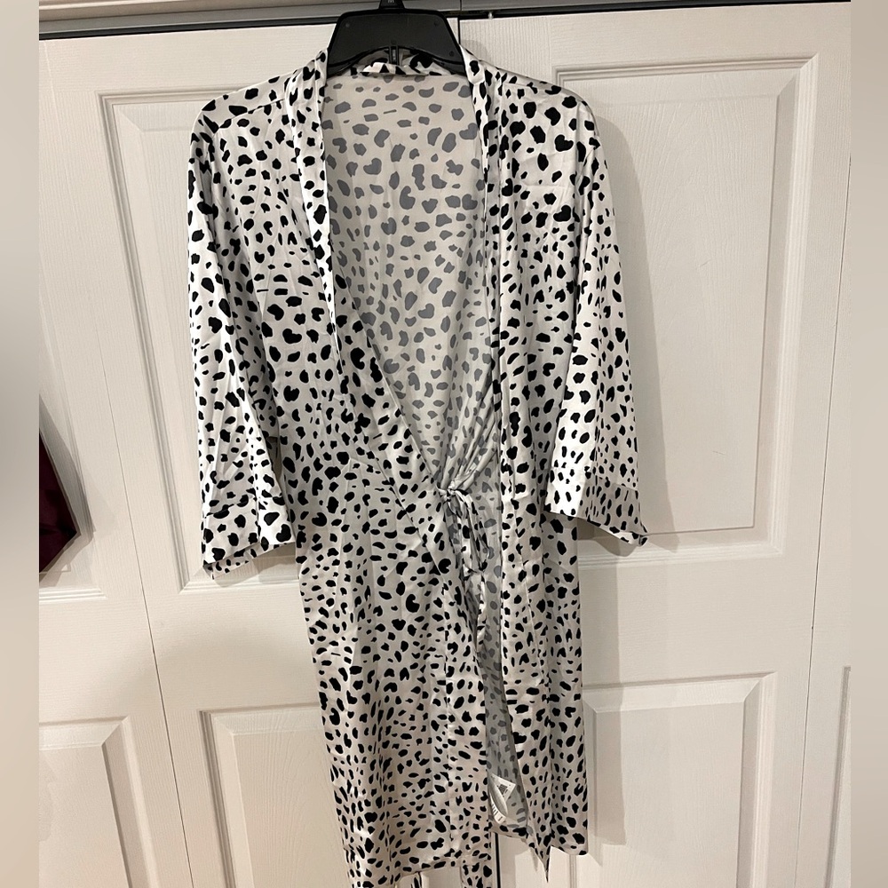 David’s Bridal silk robe, never worn.
